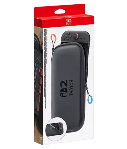 Nintendo Switch 2 için Taşıma Çantası ve Ekran Koruyucu